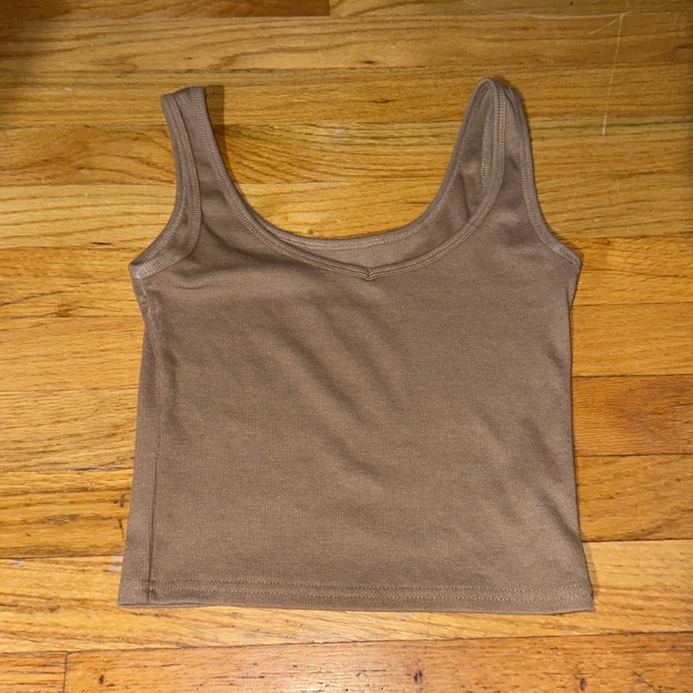 Brown Tank Top